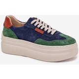 Zazoo Suede Women's Sneakers On Platform | Shoptok.si