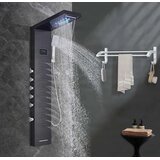 EYN Luksuzni tuš panel z LED zaslonom | Tuš sistem BSP2040 — Nikelj — Stenska | Shoptok.si