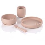 Jane Silikonski set za hranjenje od 4 dijela, Pale | shoptok.hr