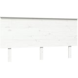 Maison Chic posteljno vzglavje - vzglavna omarica - nočna omarica belo 154x6x82,5 cm trdna borovina, (21705945) Cene