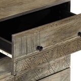  Komoda svijetlo siva 60x33 5x75 cm Puno drvo Mango | shoptok.hr