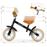 Milly Mally dječji bicikl bez pedala Marshall crni | shoptok.hr