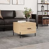 vidaXL Stolić za kavu boja hrasta 50 x 50 x 40 cm konstruirano drvo | shoptok.hr