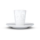 58products Bela porcelanska skodelica za espresso s podstavkom, prostornina 80 ml Cene