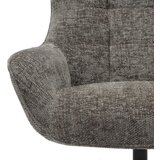 Livetastic FOTELJ, temno siva tekstil | Shoptok.si