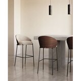 Kave Home Rjavo-bež barski stol (višina sedeža 77 cm) Eamy – | Shoptok.si
