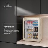 Klarstein Audrey Evo hladnjak za pića | 64 x 47,5 cm | LED unutarnja rasvjeta | 85 W | 42 dB | shoptok.hr