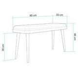Hanah home vina Mini 1053 - Oak, Anthracite OakAnthracite Bench Cene