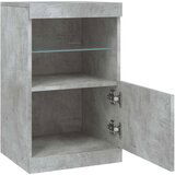  Komoda - Predalnik z LED lučkami betonsko siva 41x37x67 cm, (21720971) | Shoptok.si