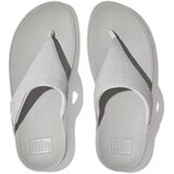 Fitflop LULU SHIMMERLUX TOE - POST SANDALS Srebrna | shoptok.hr