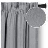 Restilo CORITA curtain, steel grey, plain, classic-modern style, multifunctional tape, textured fabric with blackout effect, 140×160 cm Cijene
