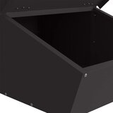  Hranilica za svinje Crna 55 x 38 x 76 cm Hladno valjani čelik | shoptok.hr