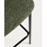Kave Home Tamno zelena podstavljena barska stolica (visine sjedala 75 cm) Ciselia – | shoptok.hr