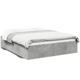 Furnova Posteljni okvir betonsko siv 150x200 cm inženirski les, (21934930) | Shoptok.si