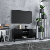 The Living Store TV omarica s kovinskimi nogami črna 103,5x35x50 cm - TV Omarica, (21374915) Cene