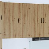 vidaXL Stenska kuhinjska omarica z vrati Umetni hrast 50 x 31 x 100 cm | Shoptok.si