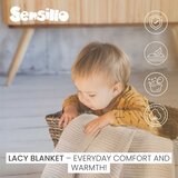 Sensillo Ažur deka moli bež kava | shoptok.hr