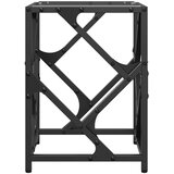  Stolić s prozirnom staklenom površinom 30x30x41 cm čelik | shoptok.hr