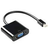 Adapter DP (M)-VGA D-sub (F) crni
