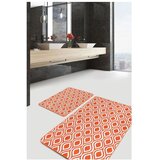 Mila Home Oranžne žametne kopalniške preproge v kompletu 2 ks 60x100 cm – | Shoptok.si