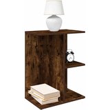 Furnova Nočna omarica 2 kosa dimljeni hrast 46,5x29x61 cm inž. les, (21927761) | Shoptok.si