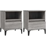  Nočna omarica 2 kosa Siva sonoma 40x35x50 cm, (20671801) | Shoptok.si