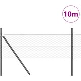  Sukladni osnovni dodatak za hexagonalnu ogradu 10 x 0,8 m Siva | shoptok.hr
