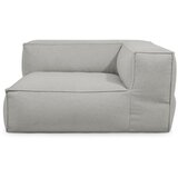 SLOWDOWN Svetlo siva vreča za sedenje iz tkanine bouclé Mass Corner 150 Right – | Shoptok.si
