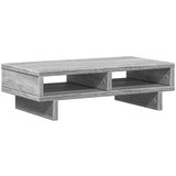 Stalak za monitor siva boja hrasta 50x27x15cm konstruirano drvo | shoptok.hr