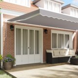 vidaXL Ručna uvlačiva tenda svijetlosiva 600x300 cm | shoptok.hr