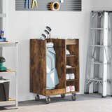 Golf ormar s kotačem Jednobojno Dimljeni hrast 65 x 45 x 98 cm | shoptok.hr