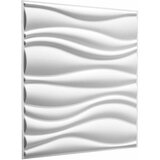  Zidne panele 12 pcs Bijela 50 x 50 cm | shoptok.hr