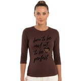 Leone 1947 Majice & Polo majice Woman Long Sleeves Lux Kostanjeva Cene