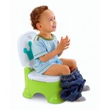  Interaktivni zeleni kahlica s plavom krunom, glazbeni WC za malu djecu 5 u 1 | shoptok.hr