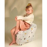 Wigiwama Bel otroški tabure iz tkanine bouclé/iz šenilje Terrazzo Cloud – | Shoptok.si