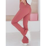 DStreet Legginsy damskie dzwony FARAFII ciemnoróżowe | shoptok.hr
