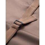 Ombre Fitted elegant men's vest with elastane and lapels - brown | shoptok.hr
