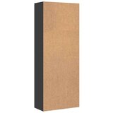 vidaXL Visoka omara črna 70x35x180 cm inženirski les | Shoptok.si