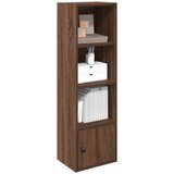 vidaXL Knjižna omara rjavi hrast 31x24x102 cm inženirski les | Shoptok.si