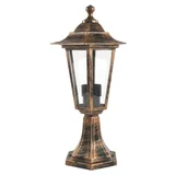 ILLUMINA stubna baštenska svetiljka E27, IP44, bronza