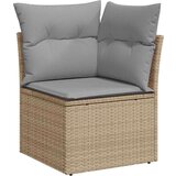  Vrtna sedežna garnitura z blazino 8 pcs Bež Poly ratan, (5000154873) | Shoptok.si