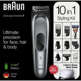 Braun Trimer za kosu i bradu MGK7221 BLK/MTGREY + RZR 504812 | ePonuda.com