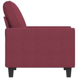  Fotelja crvena boja vina 60 cm od tkanine | shoptok.hr