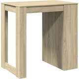 vidaXL Barska miza sonoma hrast 102x70x103,5 cm inženirski les | Shoptok.si