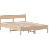  The Living Store Posteljni okvir brez vzmetnice 120x200 cm trdna borovina - Posteljni Okvir, (21523549) | Shoptok.si
