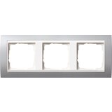 Gira pokrivni okvir 3f.aluminij 0213326, (20891227) | Shoptok.si