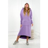 Kesi Insulated dress with hood purple Cene