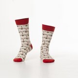 Fasardi Beige women's socks with sheep Cene
