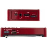 Dartel prijenosni radio RD-180, FM, Bluetooth, MP3, punjiva baterija, crveni Slike