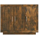  Komoda boja dimljenog hrasta 92x35x75 cm od konstruiranog drva | shoptok.hr